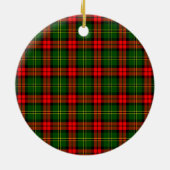 Clan Blackstock Tartan Keramisch Ornament (Achterkant)