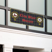 Clan Blair Banner Tartan Achtergrond (Buitenkant Gebouw)