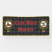 Clan Blair Banner Tartan Achtergrond (Horizontaal)