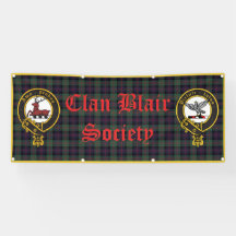 Clan Blair Banner Tartan Achtergrond