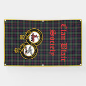 Clan Blair Banner Tartan Achtergrond Verticaal (Horizontaal)