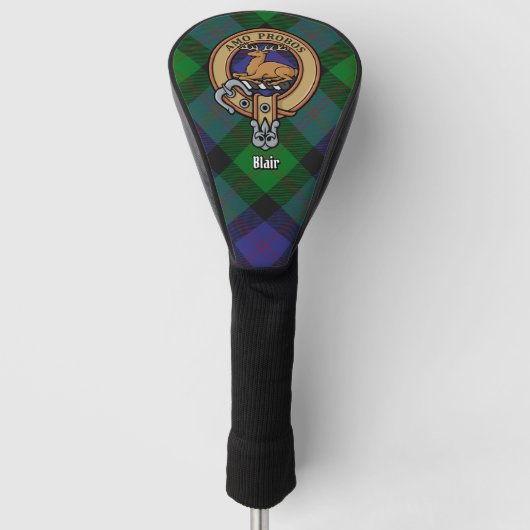 Clan Blair Crest Golf Head Hoesje Golfheadcover (Voorkant)