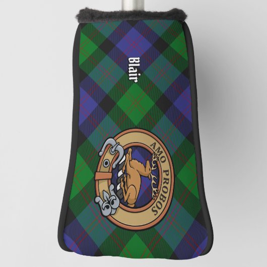 Clan Blair Crest Golf Head Hoesje Golfheadcover (Draai 90)