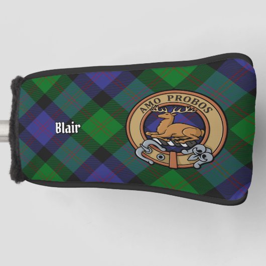 Clan Blair Crest Golf Head Hoesje Golfheadcover (Voorkant)