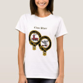 Clan Blair Crest met naam Vrouwen T-Shirt (Voorkant)