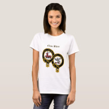 Clan Blair Crest met naam Vrouwen T-Shirt