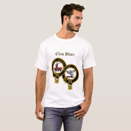 Clan Blair Crest met Titel T-Shirt