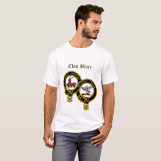Clan Blair Crest met Titel T-Shirt