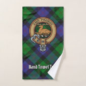 Clan Blair Crest over Tartan Bad Handdoek (Handdoek)