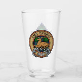 Clan Blair Crest over Tartan Glas (Voorkant)