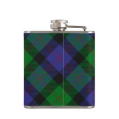 Clan Blair Crest over Tartan Heupfles (Achterkant)
