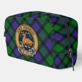Clan Blair Crest over Tartan Toilettasje (Rechterhoek)