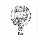 Clan Blair Crest Rubber Stamp Rubberstempel (Afrduk)