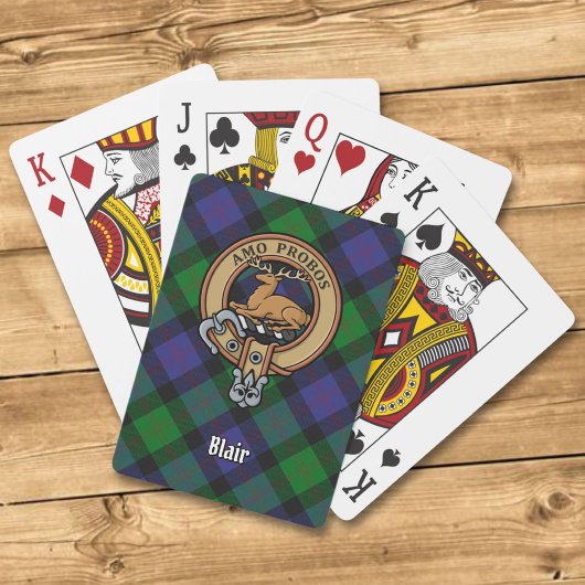 Clan Blair Crest-speelkaarten Pokerkaarten