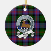 Clan Blair Modern Badge Tartan Pset Keramisch Ornament (Voorkant)