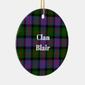 Clan Blair Modern Tartan Keramisch Ornament (Rechts)