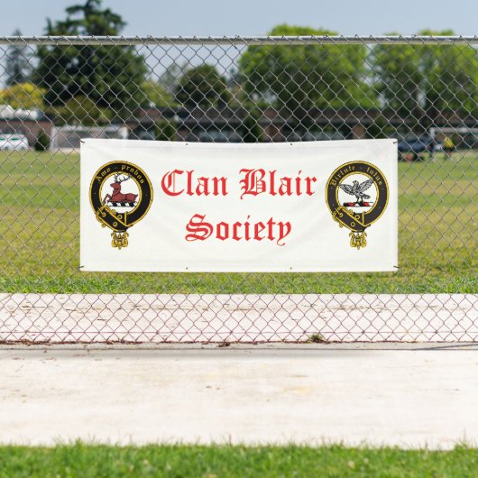 Clan Blair Society Banner (Insitu)