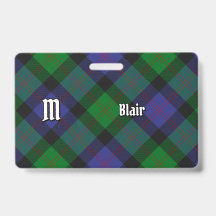 Clan Blair Tartan Badge