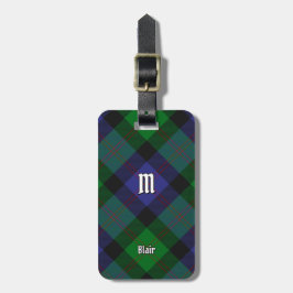 Clan Blair Tartan Bagagelabel