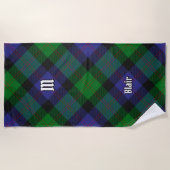 Clan Blair Tartan Beach Towel Strandlaken (Voorkant)