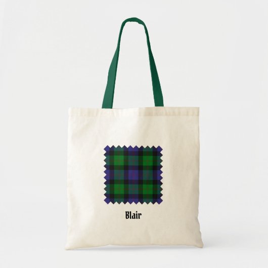 Clan Blair Tartan Canvas tas (Voorkant)