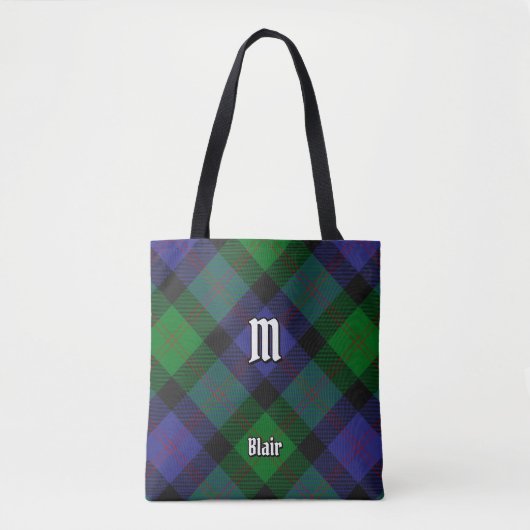 Clan Blair Tartan Canvas tas (Voorkant)