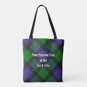 Clan Blair Tartan Canvas tas (Achterkant)