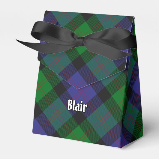 Clan Blair Tartan Favor Box Bedankdoosjes (Voorkant Zijde)