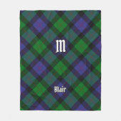 Clan Blair Tartan Fleece Blanket (Voorkant)