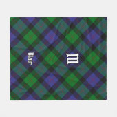 Clan Blair Tartan Fleece Blanket Deken (Voorkant (Horizontaal))