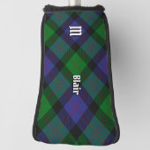 Clan Blair Tartan Golf Head Hoesje Golfheadcover (Draai 90)