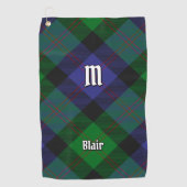 Clan Blair Tartan Golf Towel Golfhanddoek (Voorkant)