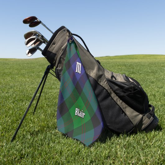Clan Blair Tartan Golf Towel Golfhanddoek (Groen)