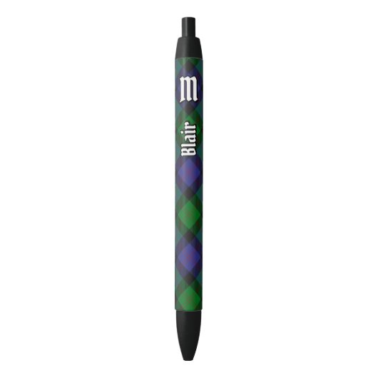 Clan Blair Tartan Ink Pen (Voorkant Verticaal)