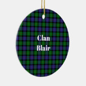 Clan Blair-tartan Keramisch Ornament (Rechts)