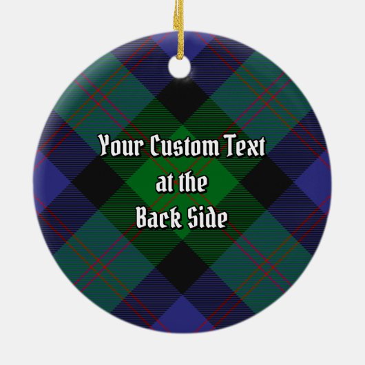 Clan Blair Tartan Keramisch Ornament (Achterkant)