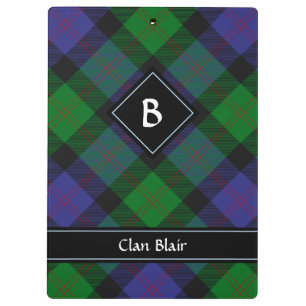 Clan Blair Tartan Klembord