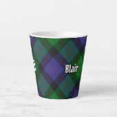 Clan Blair Tartan Latte Mok (Voorkant)