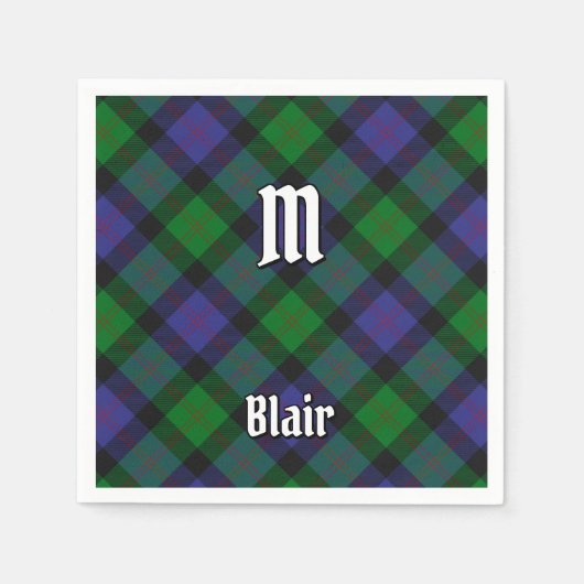 Clan Blair Tartan Napkins Servet (Voorkant)