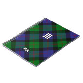 Clan Blair Tartan Notitieboek (Linkerzijde)