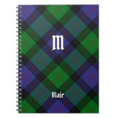 Clan Blair Tartan Notitieboek (Voorkant)