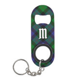 Clan Blair Tartan Sleutelhanger Mini Flessenopener (Voorkant)