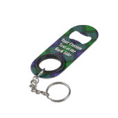 Clan Blair Tartan Sleutelhanger Mini Flessenopener (Achterkant Gekanteld)