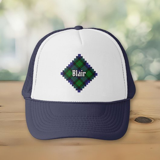 Clan Blair Tartan Trucker Hat Trucker Pet