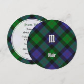 Clan Blair Tartan Uitnodiging (Voorkant / Achterkant)