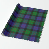 Clan Blair Tartan Wrapping Paper Cadeaupapier (Uitgerold)