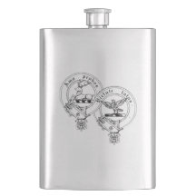 Clan Blair Zilveren Flask (omtrek)