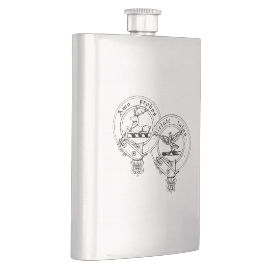 Clan Blair Zilveren Flask (omtrek) Flacon (Rechts)