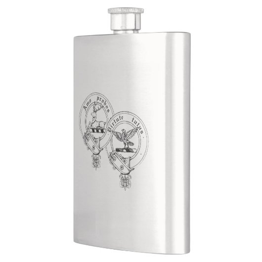 Clan Blair Zilveren Flask (omtrek) Flacon (Links)