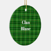 Clan Blane Tartan Keramisch Ornament (Rechts)